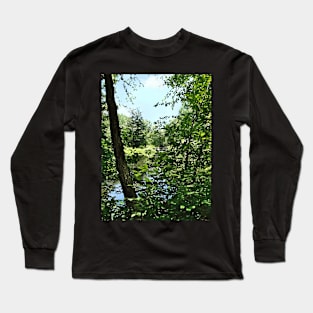 Park With Bridge in Distance Long Sleeve T-Shirt